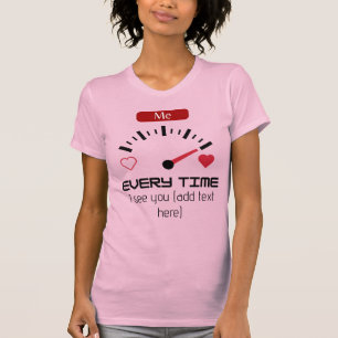 Camiseta femenina Bella+Canva cada vez que te veo