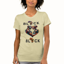 Camiseta femenina Black Love-02