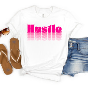 Camiseta femenina Boss Lady Pink Hustle