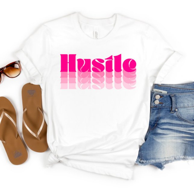 Camiseta femenina Boss Lady Pink Hustle (Subido por el creador)