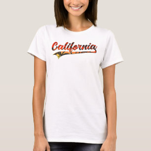 Camiseta femenina California White Sunset