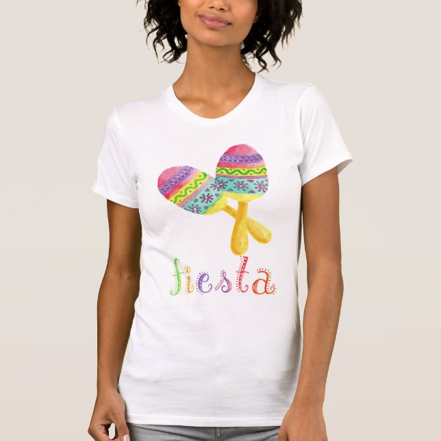 Camiseta femenina Cinco De Mayo de México (Anverso)