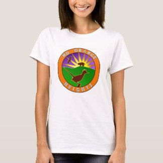 Camiseta femenina con el logo de Round NOH