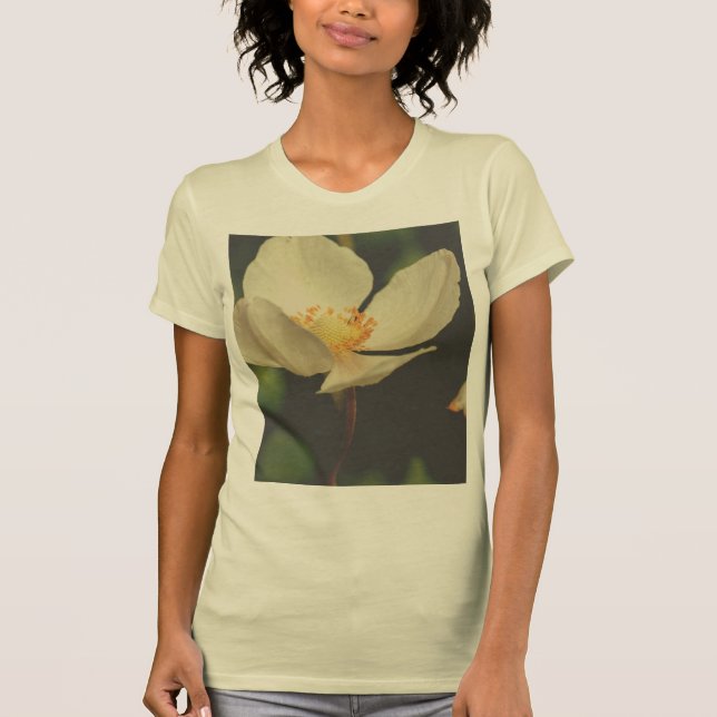 Camiseta femenina con estampado floral (Anverso)