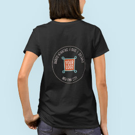 Camiseta femenina con logotipo Personalizado en la