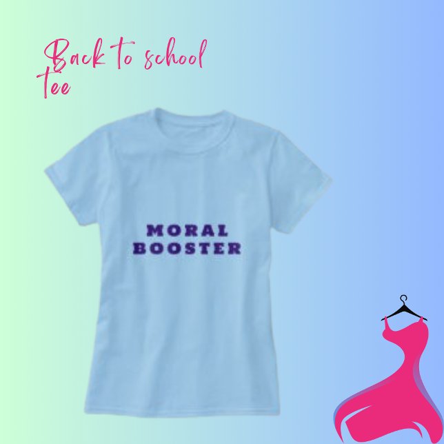 Camiseta femenina con tipografía de refuerzo moral (Subido por el creador)