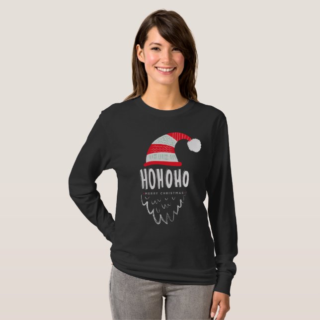 Camiseta femenina Cute Santa Claus (Anverso completo)