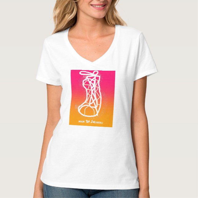 Camiseta femenina de alta categoría en tenis (Anverso)