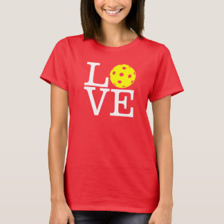 Camiseta femenina de baloncesto: "AMOR" (Rojo)