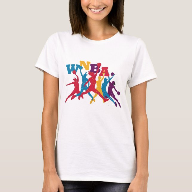 Camiseta femenina de baloncesto de la WNBA (Anverso)