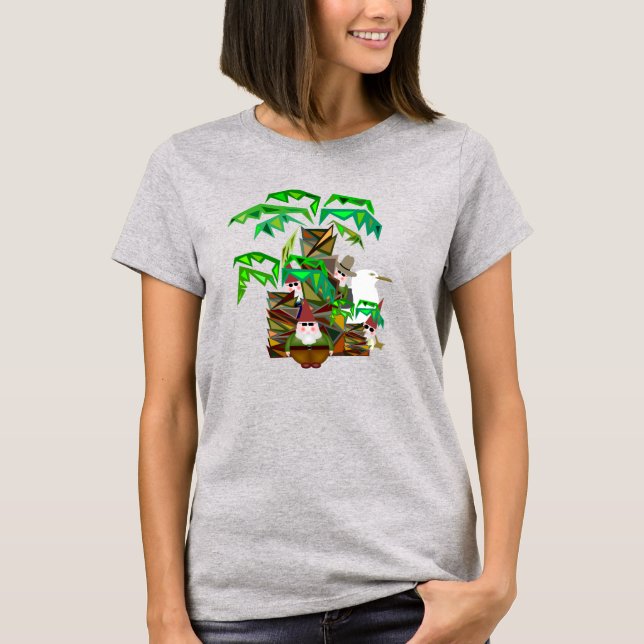 Camiseta femenina de Beach Gnomes (Anverso)