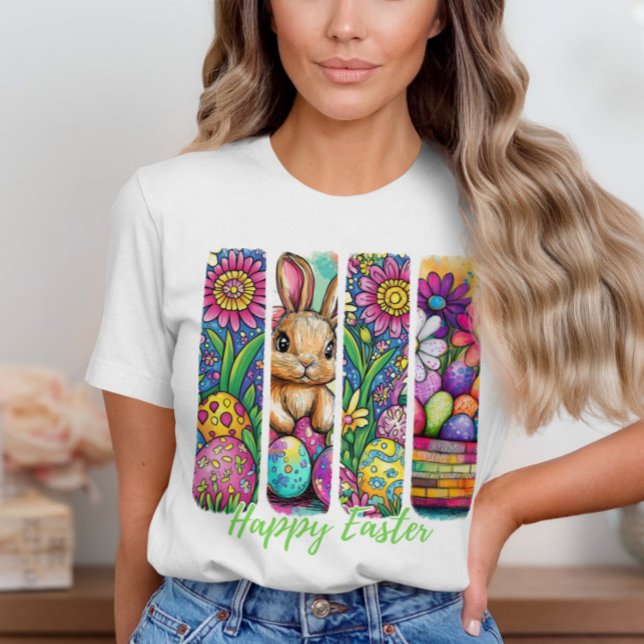 Camiseta femenina de brocha de Pascua (Subido por el creador)