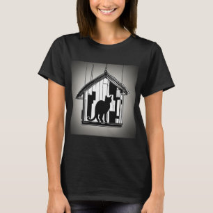 Camiseta femenina de Cat House