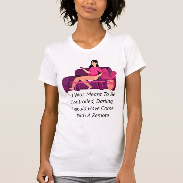 Camiseta femenina de control remoto (Anverso)