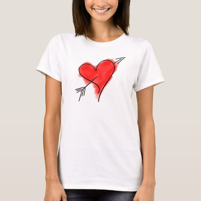 Camiseta femenina de CUPID (Anverso)