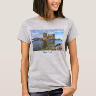 Camiseta femenina de Destin Harbour Boardwalk