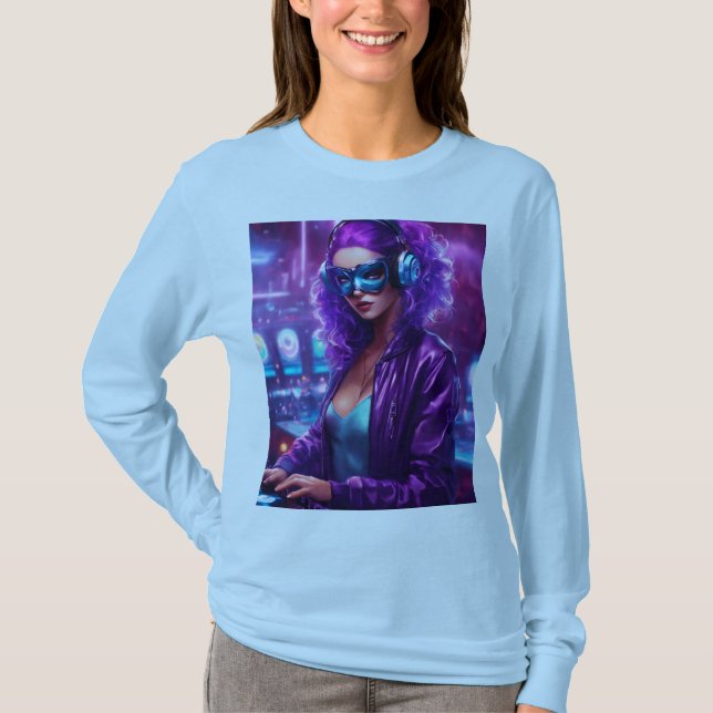 Camiseta femenina de diseño especial (Anverso)