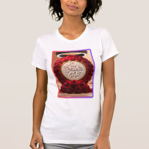 Camiseta femenina de Faith y Rosas