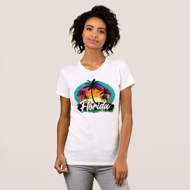 Camiseta femenina de Florida (Anverso completo)