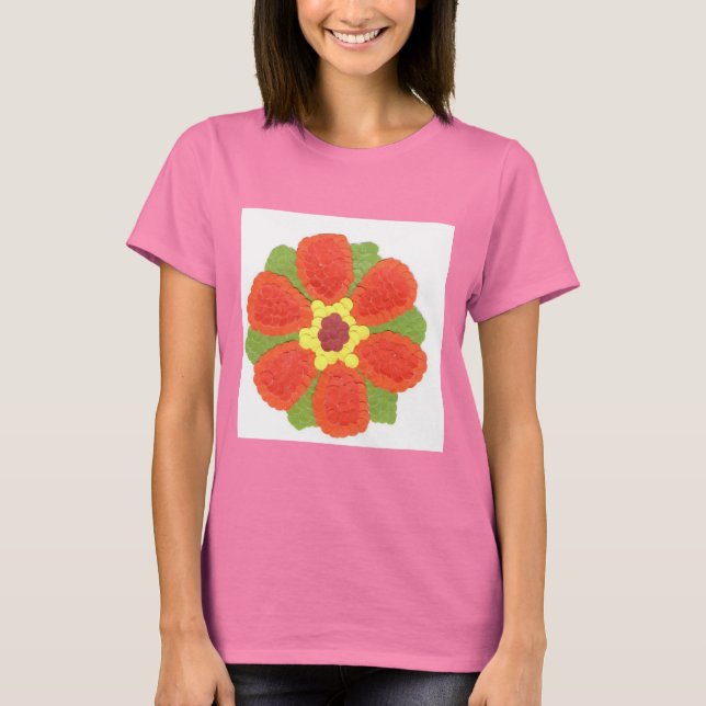 Camiseta femenina de fútbol de Dotty Flower (Anverso)