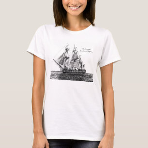 Camiseta femenina de Hall Ship Hermione