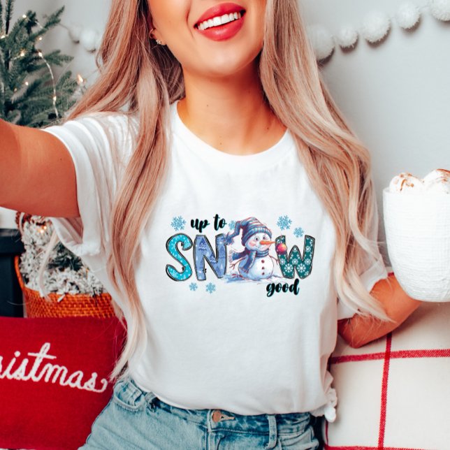 Camiseta femenina de invierno divertida (Subido por el creador)