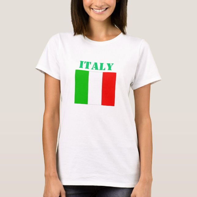 Camiseta femenina de Italia (Anverso)