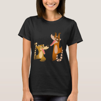Camiseta femenina de la alegre Personalizado Coati