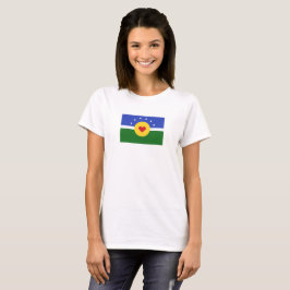 Camiseta femenina de la bandera de Jilltopia
