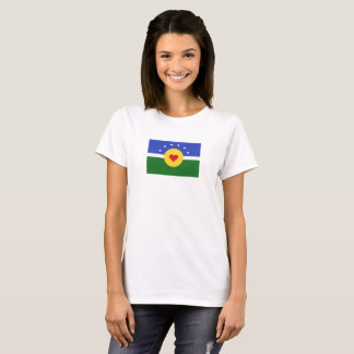 Camiseta femenina de la bandera de Jilltopia
