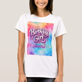 Camiseta femenina de la Chica de cumpleaños adorab