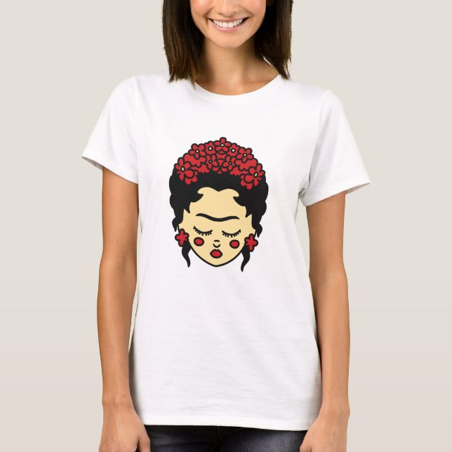 Camiseta femenina de la colección Frida (Anverso)