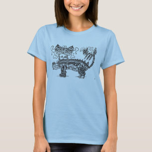 Camiseta femenina de la criatura