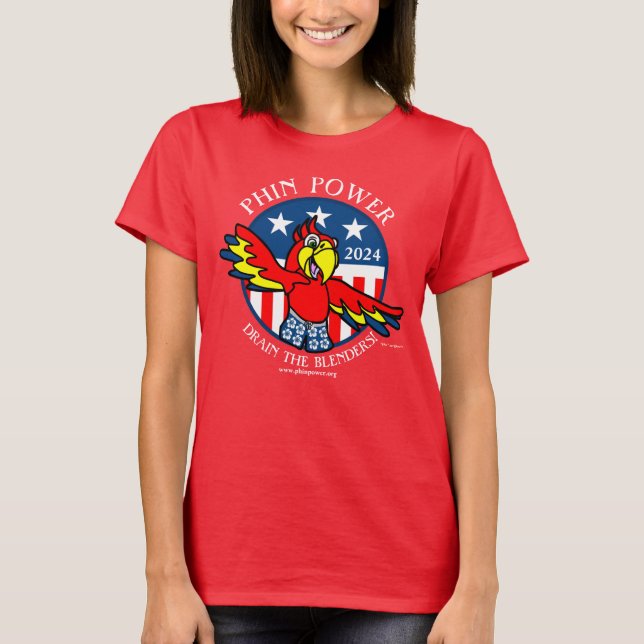 Camiseta femenina de la Fiesta de Poder 2024 (Anverso)