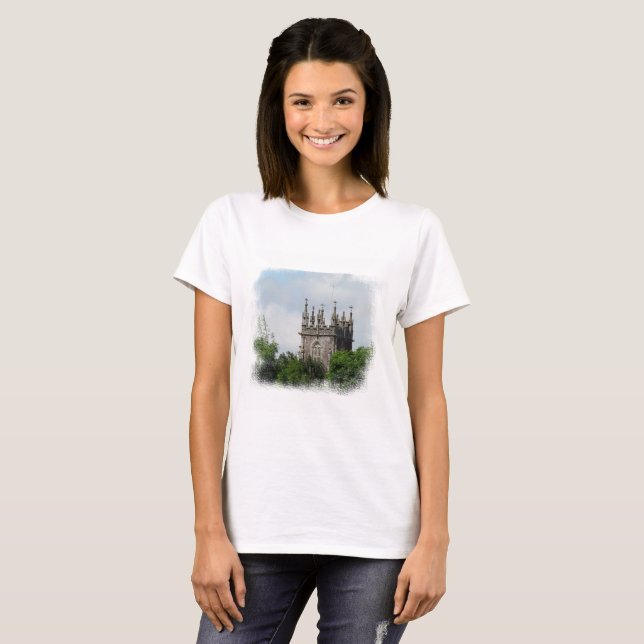 Camiseta femenina de la iglesia inglesa (Anverso completo)
