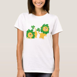 Camiseta femenina de leones del Día de San Patrici