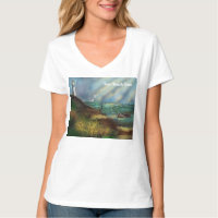 Camiseta femenina de Lighthouse Beach