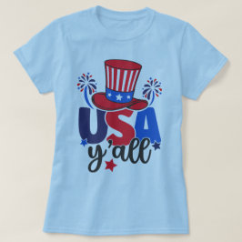 Camiseta femenina de los Estados Unidos Y'all