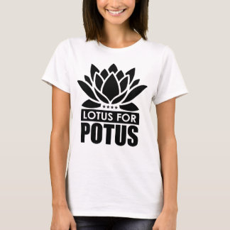Camiseta femenina de Lotus For Potus Kamala Harris