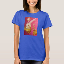 Camiseta femenina de medusas