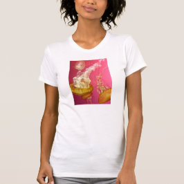 Camiseta femenina de medusas