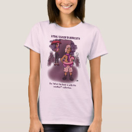 Camiseta femenina de moda de primavera