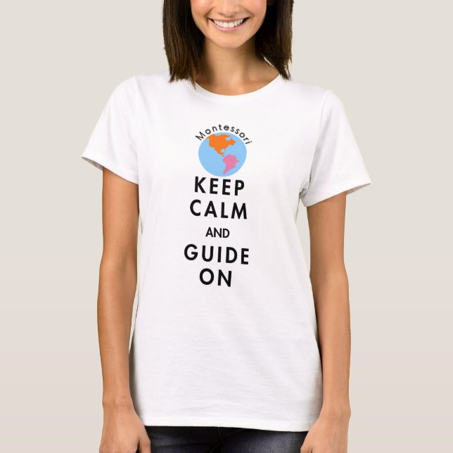 Camiseta femenina de Montessori (Anverso)
