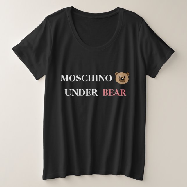 Camiseta femenina de Moschino (Anverso del diseño)