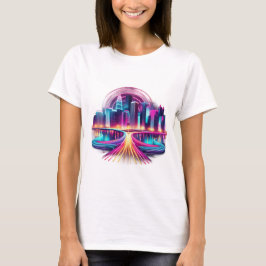 Camiseta femenina de Neon Metropolis