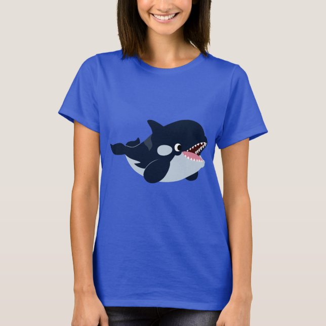 Camiseta femenina de orca, bebé Personalizado (Anverso)