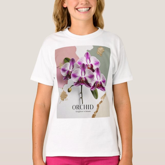 Camiseta femenina de Orquid Harmony (Anverso)