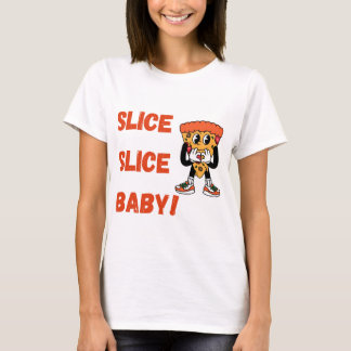 Camiseta femenina de Pizza en rodaja