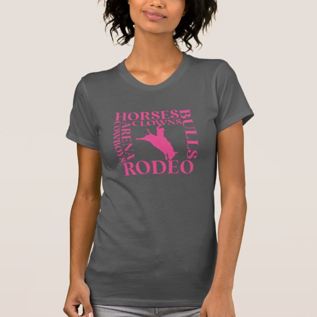 Camiseta femenina de Rodeo (Anverso)