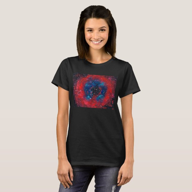 Camiseta femenina de Rosette Nebula (Anverso completo)